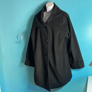 Vintage Camel Hair Heavy Winter Coat XL